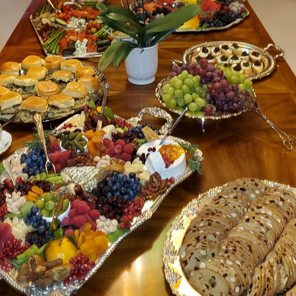 meat and cheese tray