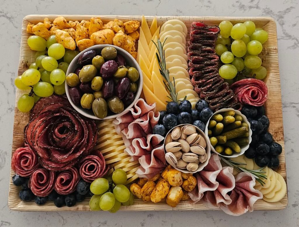 charcuterie spread