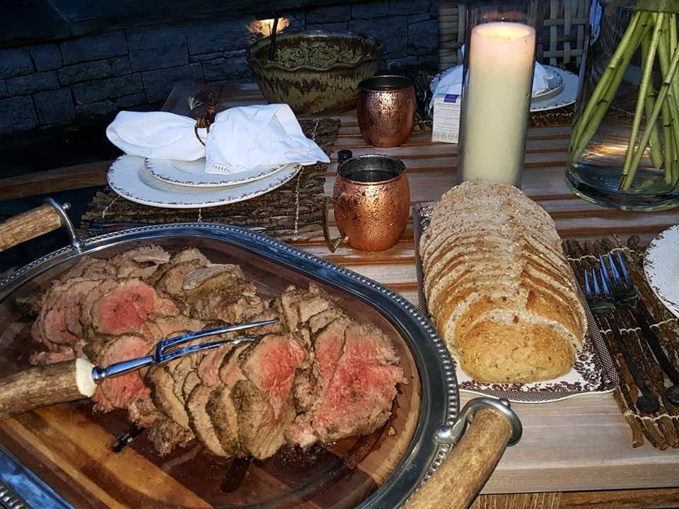 prime rib display