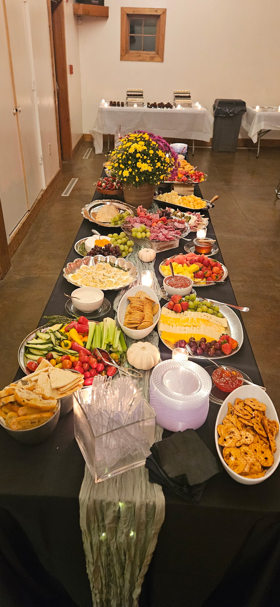 food display at event in Nashville