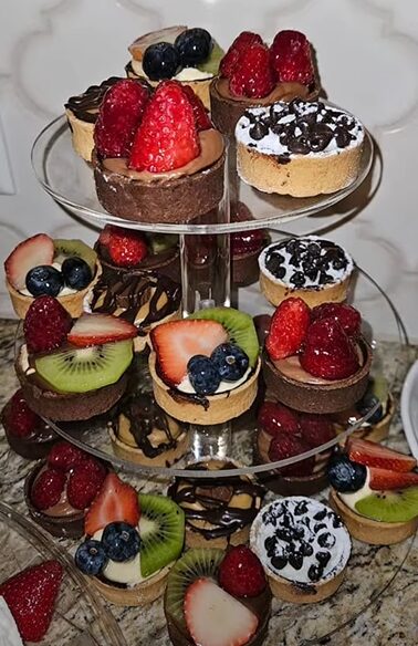 dessert display