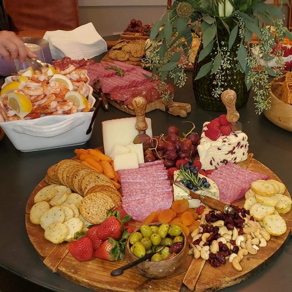 charcuterie spread