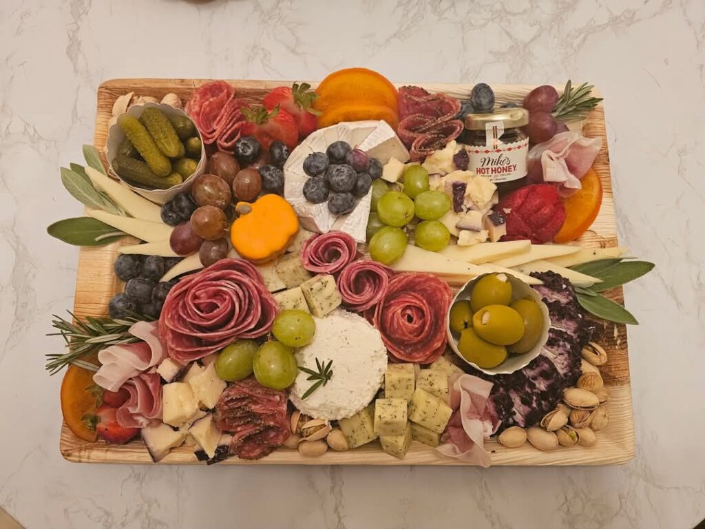 charcuterie spread
