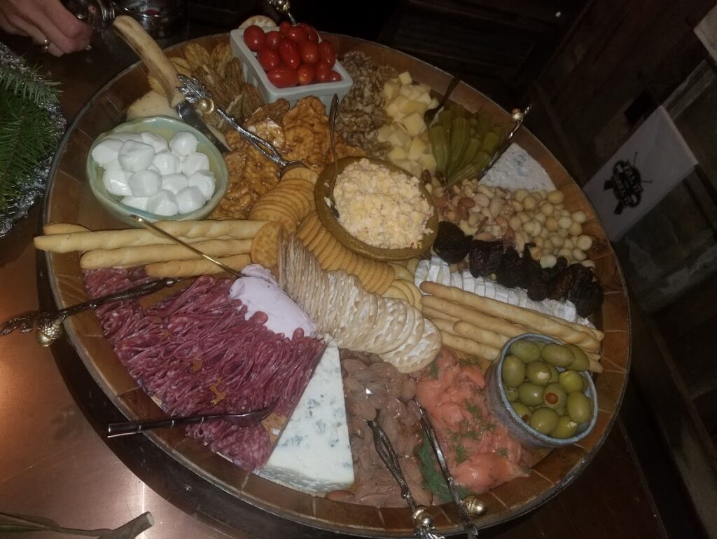 charcuterie spread