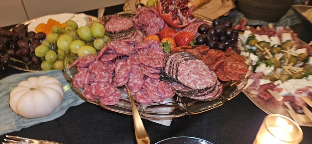 meat and cheese tray