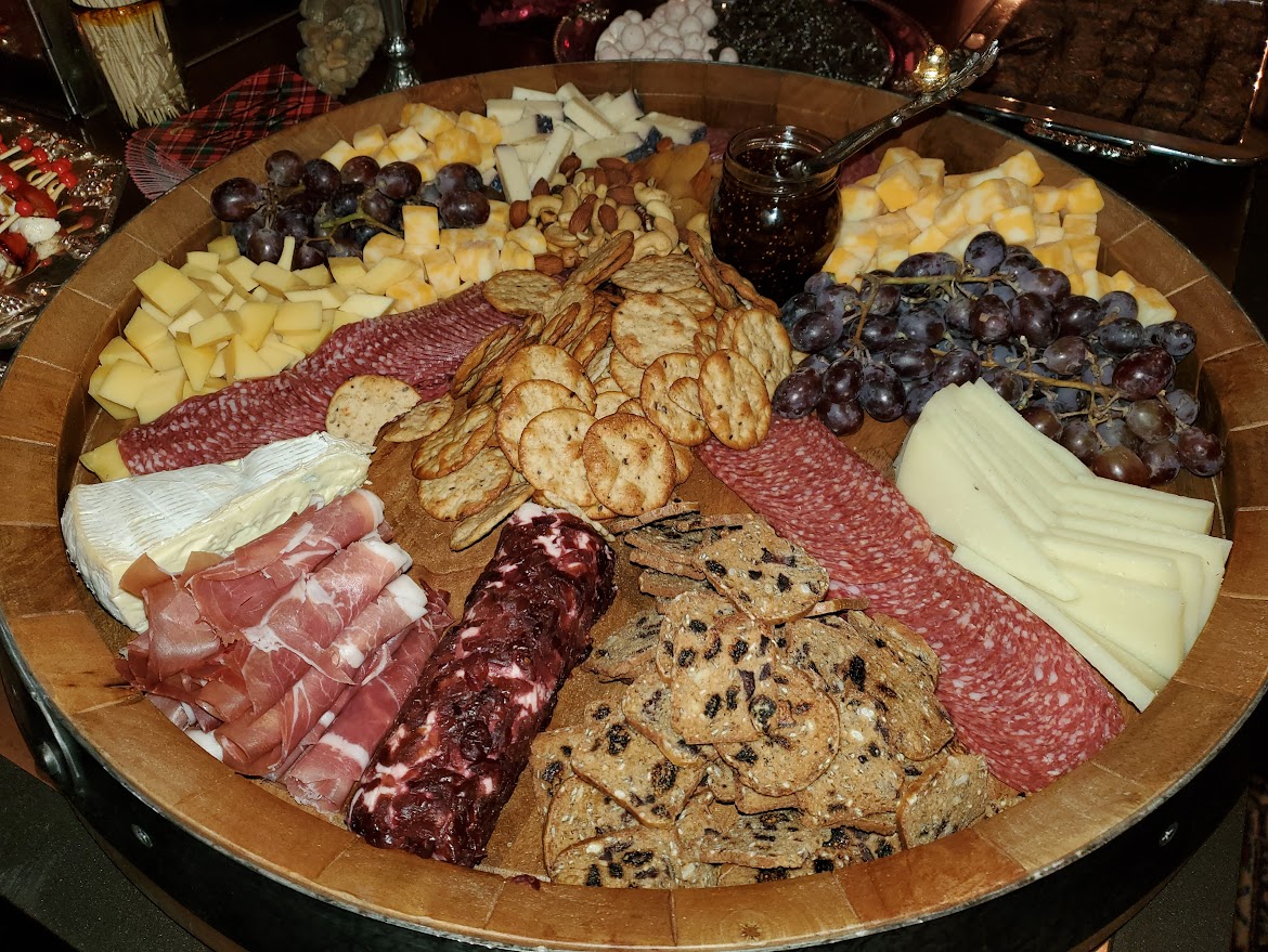 meat and nut tray