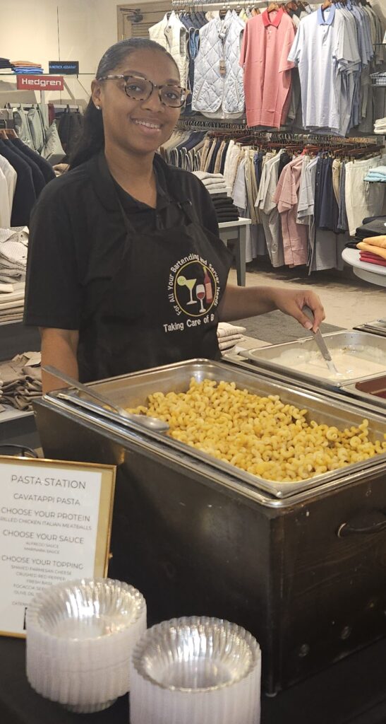 staff serving food at private event Nashville TN